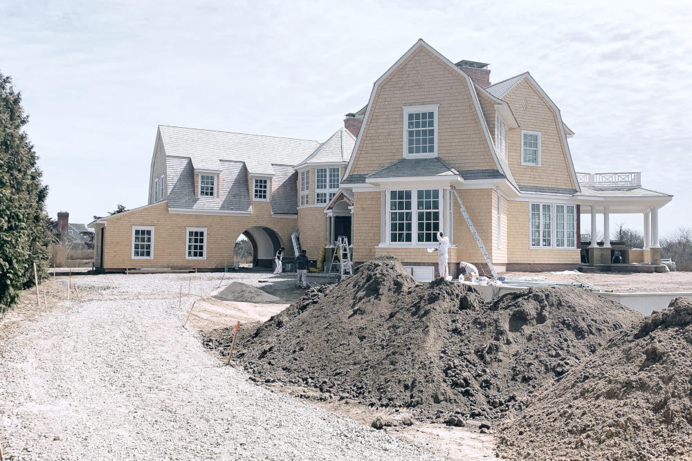Hamptons Gambrel Roof Home