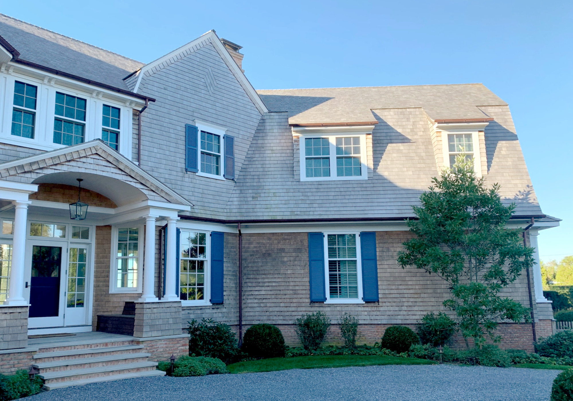 Hamptons Gambrel roof house