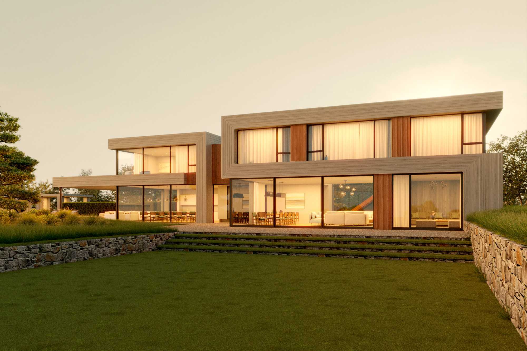 Hamptons modern house