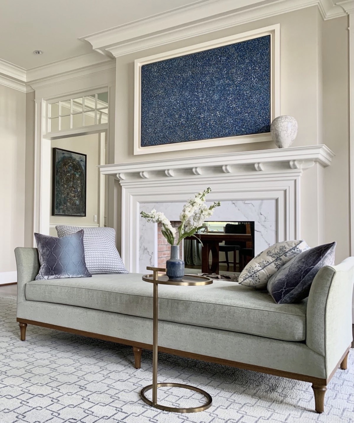living room fireplace