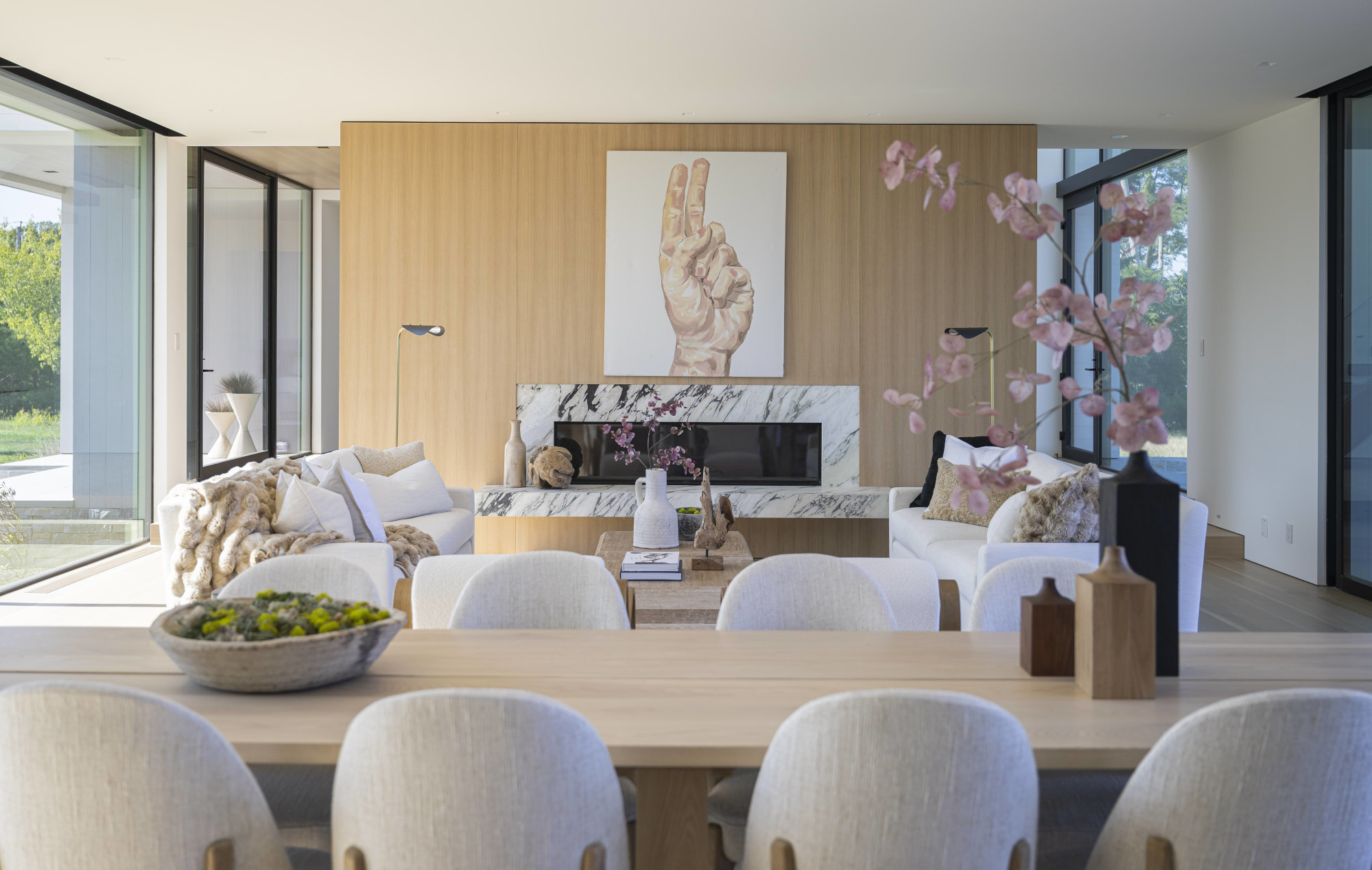 shelter island modern living room