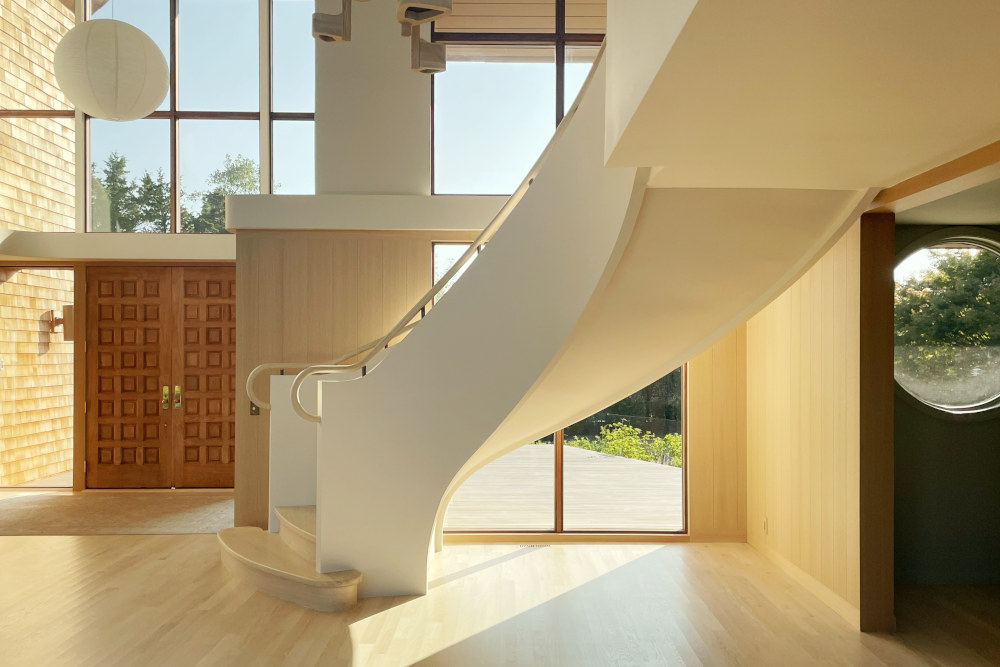 quogue modern architects stair