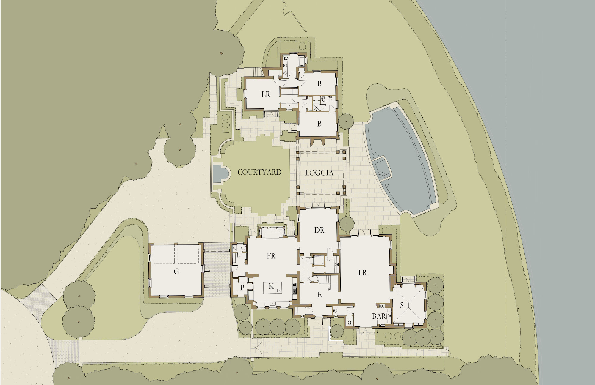 cape dutch florida site plan vert